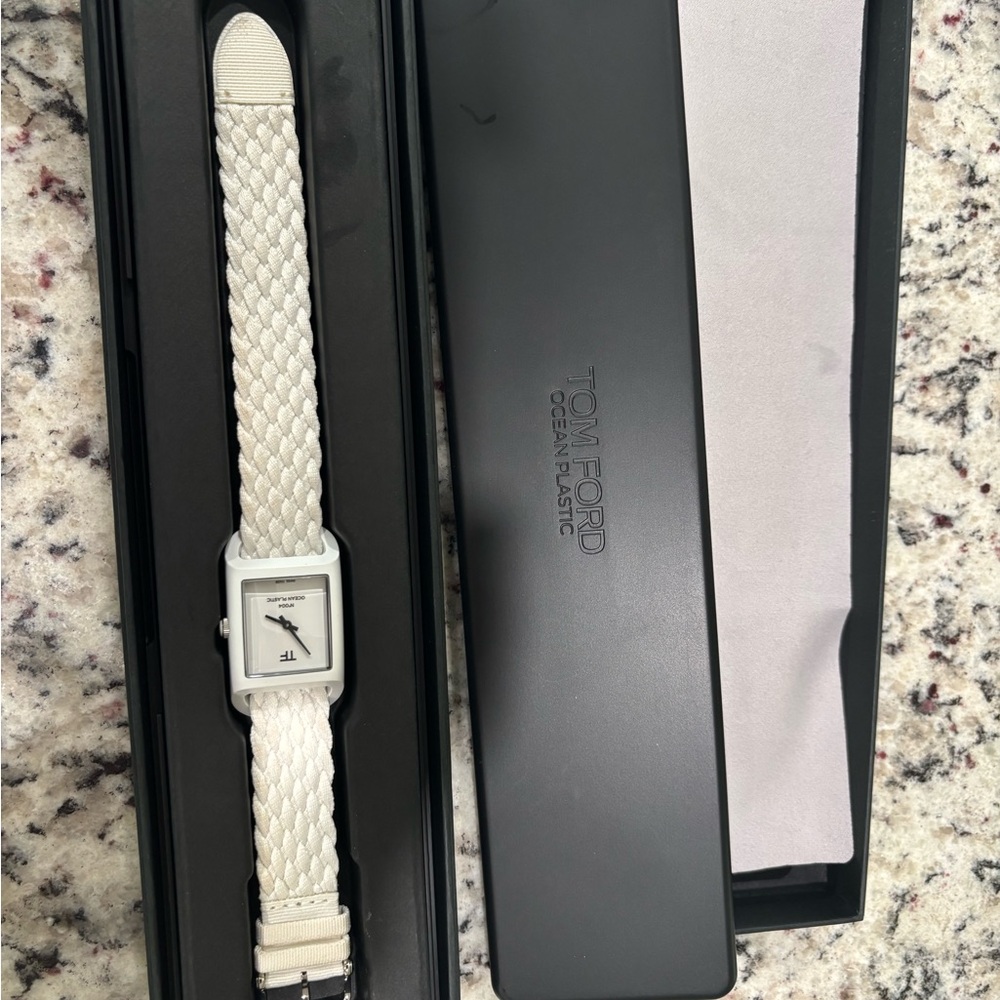 Tom Ford Ocean Plastic White Watch